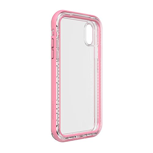 LifeProof Next - Funda Anti caídas y Anti Polvo para iPhone XR, Rosa y Transparente