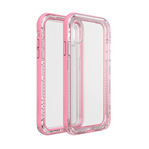 LifeProof Next - Funda Anti caídas y Anti Polvo para iPhone XR, Rosa y Transparente
