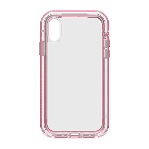 LifeProof Next - Funda Anti caídas y Anti Polvo para iPhone XR, Rosa y Transparente