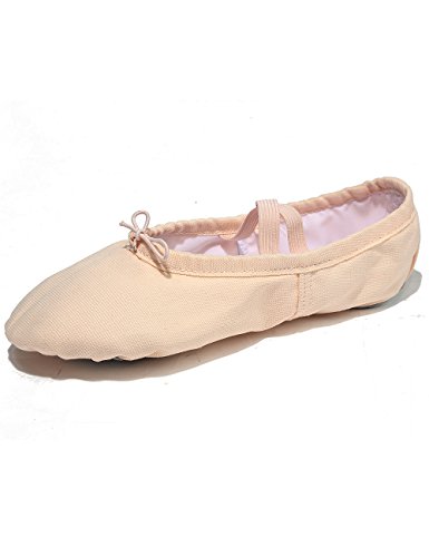 Lily's Locker- Zapatillas de Ballet clásico de Suela Partida Zapatillas Media Punta de Ballet Danza para Niña y Adultos(31, Rosa Claro)