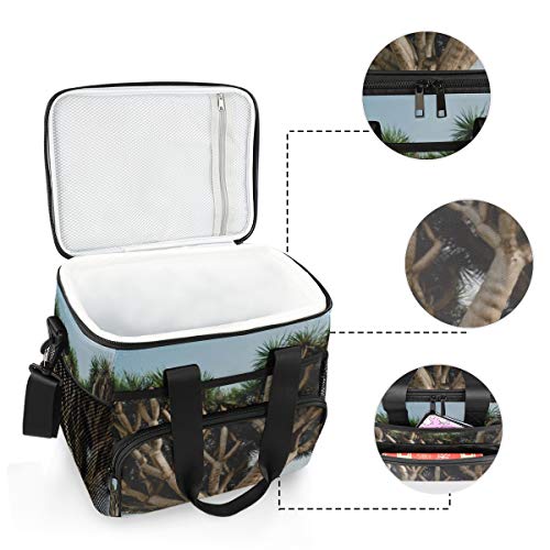 LINPM Cooler Bag, Dragon Tree Tenerife Biggest Dracaena Spain 15l Bolsa de Almuerzo aislada Grande Enfriador de Picnic, Enfriador de Camping