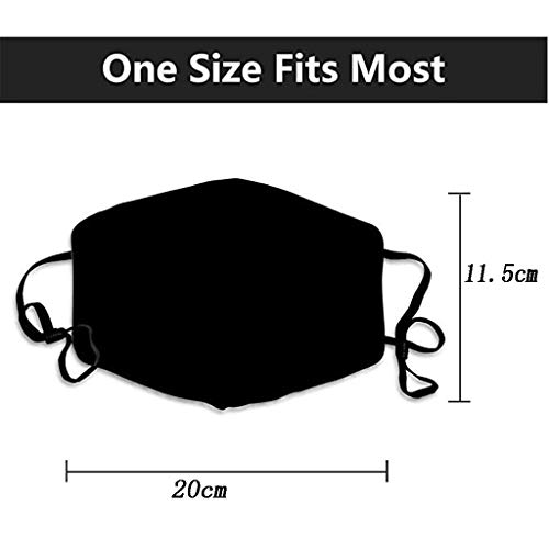 LINTONG 1 Adulto, Tejido Lavable, Ma`scara Reutilizable MáS 2 Filtros