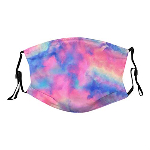 LINTONG 1 Adulto, Tejido Lavable, Ma`scara Reutilizable MáS 2 Filtros