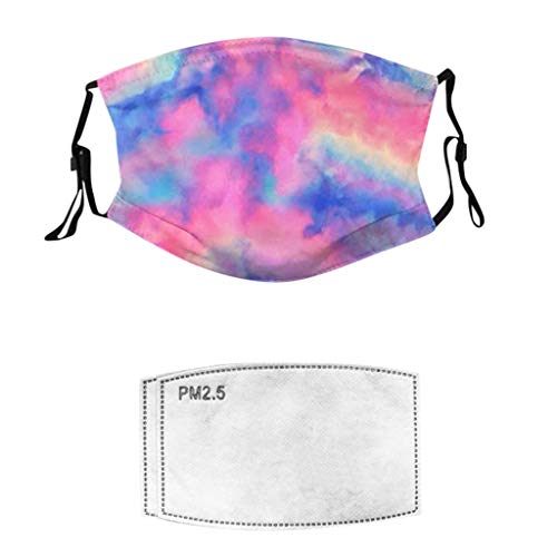 LINTONG 1 Adulto, Tejido Lavable, Ma`scara Reutilizable MáS 2 Filtros