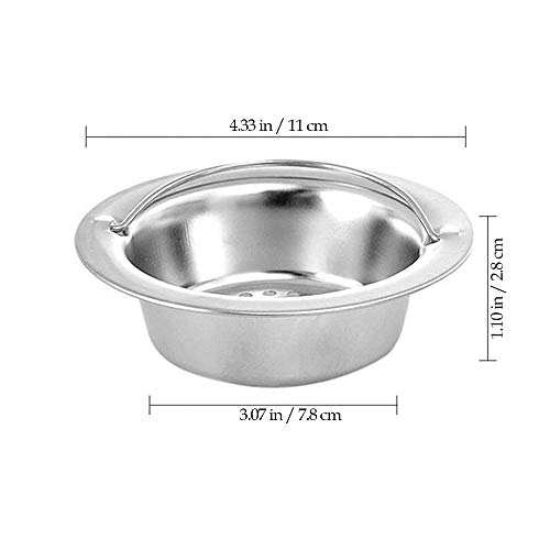 LINVINC Filtro Fregadero de Cocina - Filtro de Fregadero de Acero Inoxidable Protectores Alcantarillado de Baño Filtro Pelo para la Ducha Drenaje de Cocina, 11 * 2.8 * 7.8cm (1 Piezas)