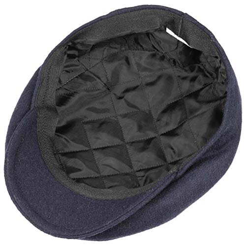 Lipodo Gorra Gatsby Sport Azul 55 cm | Gorra de Corte Plano para Mujeres y Hombres | Gorra Tipo Boina | Gorra Deportiva para Entretiempo e Invierno