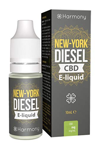 LIQUIDO CBD ORIGINALS HARMONY NEW YORK DIESEL 10ml -30mg,100mg,300mg,600mg,E-LIQUID NUEVO SABOR- (SIN NICOTINA) (300MG CBD)