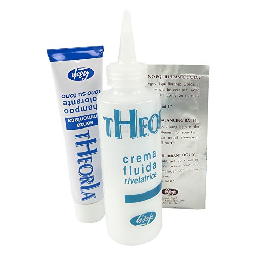 Lisap - Theoria Coloración champú - sin amoniaco + Desarrollador + baño de pelo - #55 Cop Red