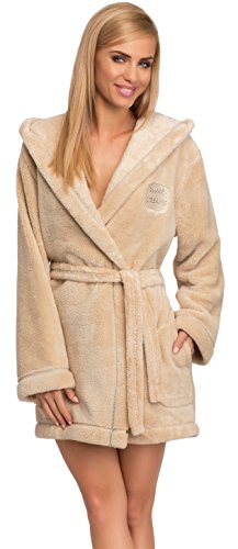 L&L Vicky Mini Albornoz de mujer beige XL