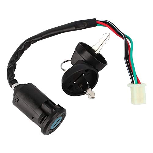 Llave de Bloqueo de la Puerta eléctrica Impermeable del Interruptor de Encendido de Arranque de 4 Pines Universal para Fuera de Carretera Motocicleta ATV