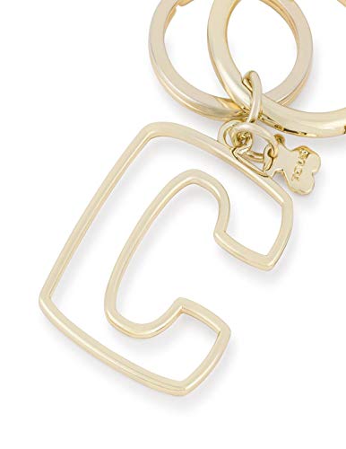 Llavero Colgante Touscedario Letra C Dorado