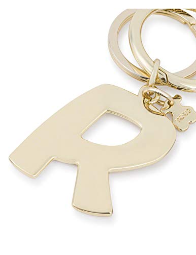 Llavero Colgante Touscedario Letra R Dorado