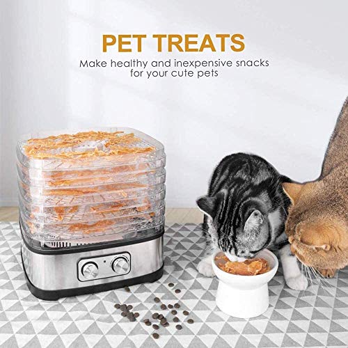 LMDH Verduras y Frutas secador desecante Hogar eléctrico eléctrico Deshidratación Secado máquina 5 Capa DIY Alimentos Secadora