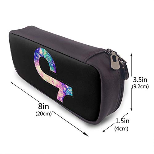 Logo TIK Tok - Estuche de piel sintética con cremallera para estudiantes