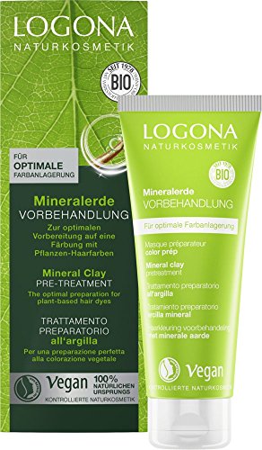 logona Natural cosmético Mineral Tierra pretratamiento Vegano, 2 unidades (2 x 100 ml)