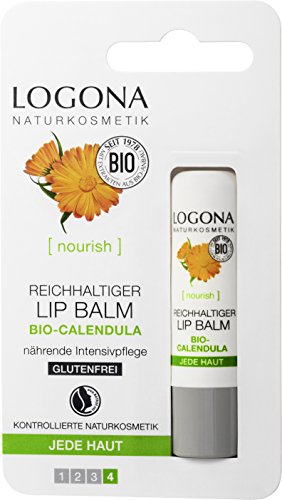 logona Natural cosmético Reich haltiger Lip Balm, 2 unidades (2 x 4.5 Grams)