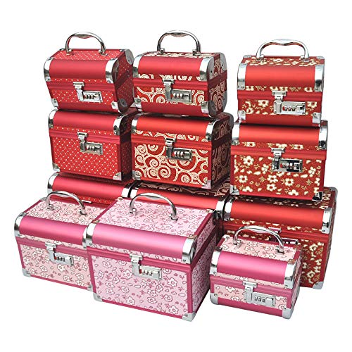 longchang Collar aretes Caja aretes aretes Pendientes joyero de Mano joyería de cosméticos Femenina una Caja de Almacenamiento, Trompeta