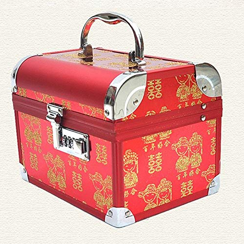 longchang Collar aretes Caja aretes aretes Pendientes joyero de Mano joyería de cosméticos Femenina una Caja de Almacenamiento, Trompeta