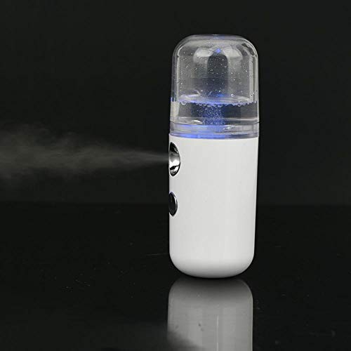 Longzhou Rociador de Niebla Humectante Facial, USB Portátil de 30 ml Nano Mist Spray Atomization Mister Face Hidratante