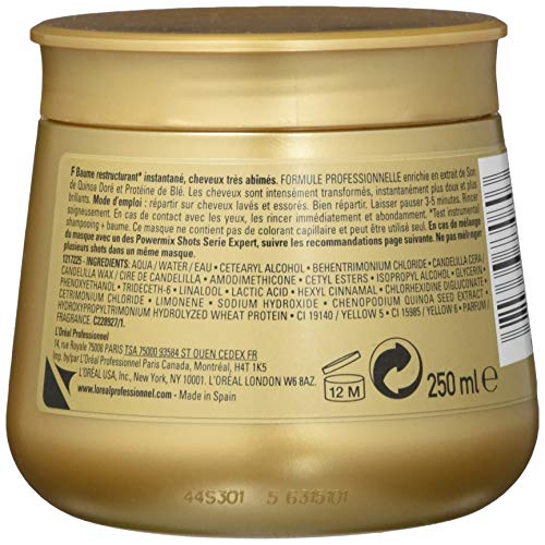L'Oréal Absolut Repair Lípido Reparador del Cabello, 250 ml