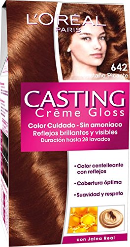L'Oréal Paris Coloración Sin Amoniaco Casting Creme Gloss 642 castaño picante