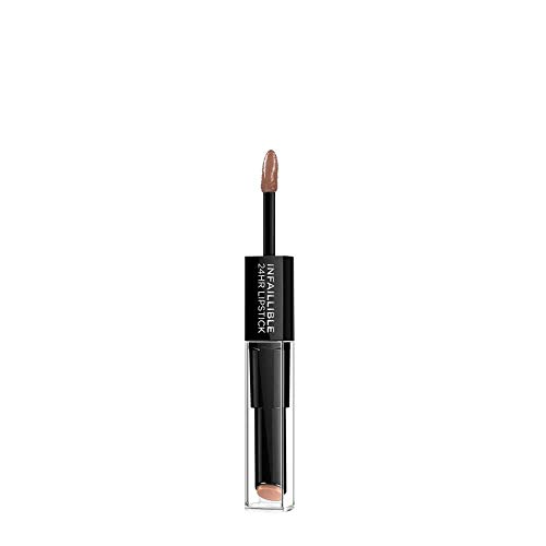 L'Oréal Paris Pintalabios 24H Permanente, Color Nude 113 Invincible Sable