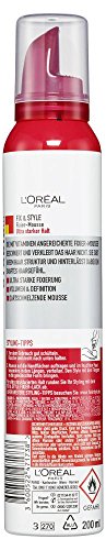L'Oréal Paris Studio Line Style & Shine Mousse ultra fuerte 200ml, 1er Pack (1 x 200 ml)