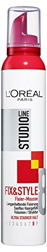 L'Oréal Paris Studio Line Style & Shine Mousse ultra fuerte 200ml, 1er Pack (1 x 200 ml)