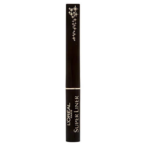 L’Oréal Paris Super Liner 14 Black Crystal delineador de ojos Líquido Negro - Delineadores de ojos (Líquido, Negro, Black Crystal, Italia, 13 mm, 13 mm)