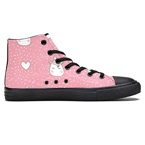 LORVIES - Zapatillas de punto de nieve y cabeza de caballo, para bebé, de lona, (multicolor), 46 EU