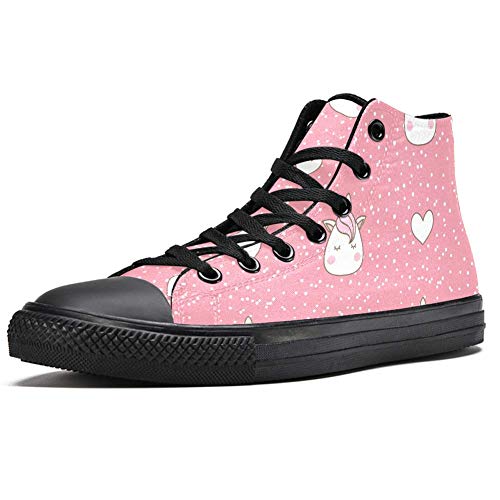 LORVIES - Zapatillas de punto de nieve y cabeza de caballo, para bebé, de lona, (multicolor), 46 EU