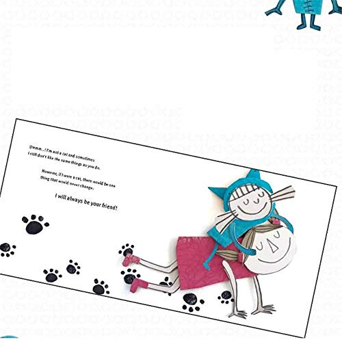 Los Libros para niños Si era un Gato, de los niños Inglés Libro de imágenes Entre Padres e Hijos Emocional Gestión de Libro de Cuentos (Color : Multi-Colored, Size : 25.7x24cm)