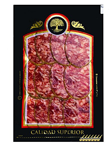 Lote Jamón Ibérico 5 paquetes de 100gr, Chorizo Ibérico Bellota 5 paquetes de 100gr y Salchichón Ibérico de Bellota 5 paquetes de 100gr.