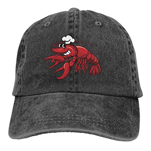 Lotus Leaf fragancia Crawfish Chef Hat Unisex Elegante Deportes Ajustable Cowboy Cap Gorra De Béisbol