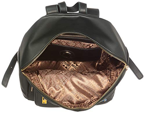 Love Moschino - Borsa Pu, Bolsos mochila Mujer, Verde, 12x30x26 cm (B x H T)