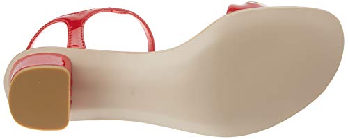 Love Moschino Ja1623, Zapatos con Tira de Tobillo para Mujer, Rojo (Rosso 500), 39 EU