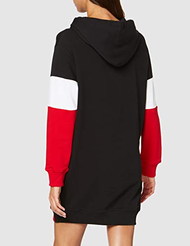 Love Moschino Long Sleeve Dress, Bottom Ribs_Love & Hearts Flag Print Vestido, (C74+A00+O84 4072), 42 (Talla del Fabricante: 44) para Mujer