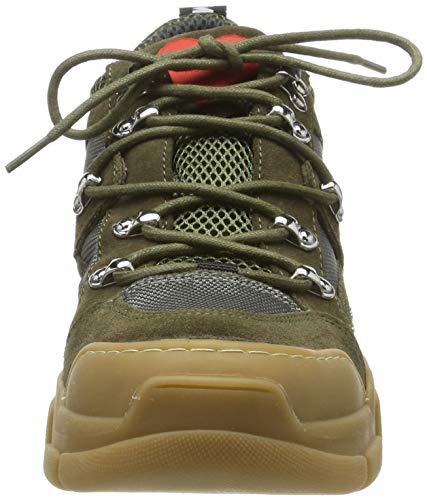 Love Moschino Scarpadonna Trekking, Zapatillas Altas para Mujer, Verde (Verde 85a), 39 EU