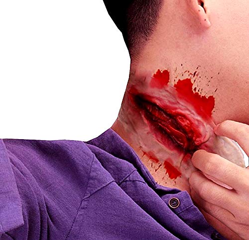 Lovelegis Garganta Garganta - Corte - Accesorios - Disfraz - Maquillaje - Efectos Especiales - Halloween - Carnaval - Hombre - Mujer - Unisex - Idea de Regalo para cumpleaños