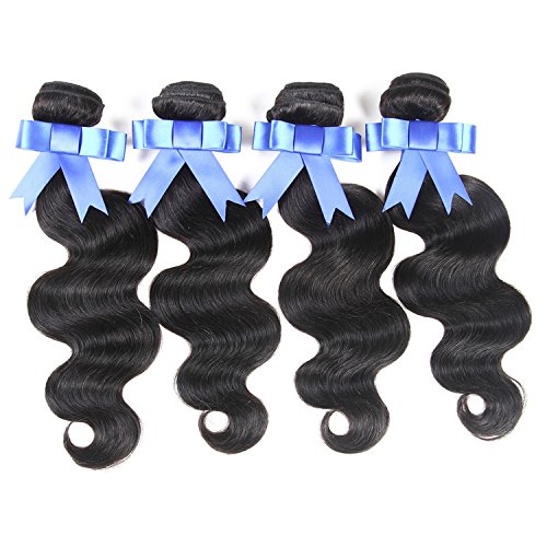 Lovenea adorno para entrada de 7 A de onda del cuerpo de la simples en los sin procesar diseño estilo peruano 100% de piel con para el hombre del pelo del trama tamaño de la 4 retales de Freestyle de cierres de 12 de uno o dos 40,64 cm