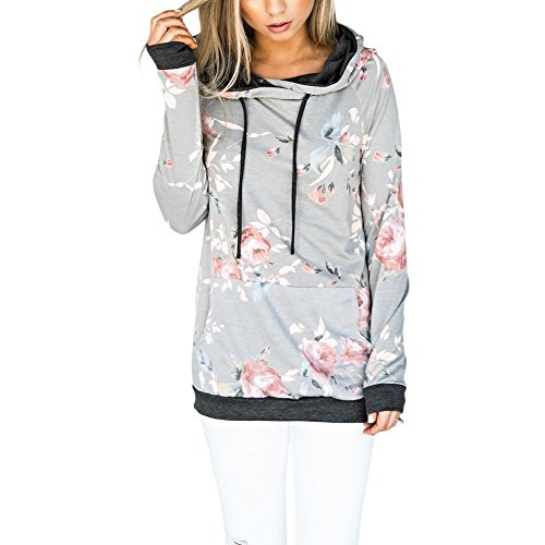 Lover-Beauty Sudaderas con Capucha Manga Larga Encapuchado Jersey Pull-Over para Hombre y Mujer