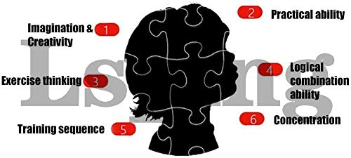 Lsping Puzzle 1000 Piezas Adultos Cuadros bueyes almizcleros Animales Invierno