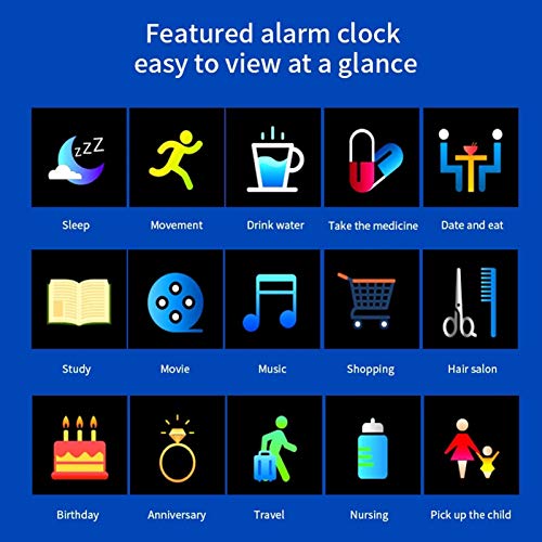 LTLJX Mujer Pulsera Actividad Inteligente Hombre Pulsómetro Smartwatch IP67 Impermeable Reloj Deportivo Rastreador 1.14'' Pantalla Táctil Fitness Podómetro Compatible con Android iOS,Negro