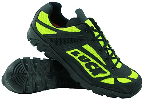 LUCK Zapatillas de Ciclismo Predator 18.0,con Suela de EVA Ideal para Poder adaptarte a Cualquier Terreno y disciplina Deportiva. (43 EU, Amarillo)