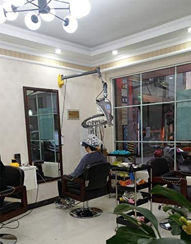 lunch box Acelerador Montado En La Pared Secador De Pelo Orbital Calor Color De Cabello Procesador Permanente Secador, Peluquero Peinado Rizado Secado Nutritivo Cuidado Inteligente Bonnet,Gris