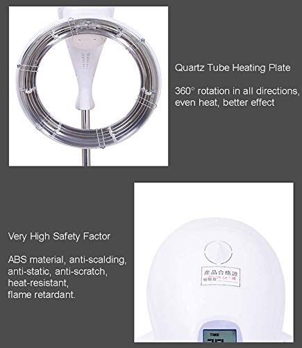 lunch box Acelerador Montado En La Pared Secador De Pelo Orbital Calor Color De Cabello Procesador Permanente Secador, Peluquero Peinado Rizado Secado Nutritivo Cuidado Inteligente Bonnet,Gris