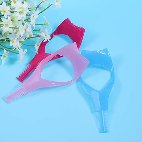 Lurrose - Protector de máscara de pestañas, herramienta para guía de pestañas para mujer