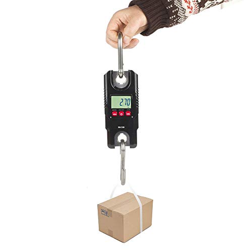 LYABANG Báscula De Suspensión Digital, con Grúa De Bolsillo para Equipaje De Pesca, 300 Kg (WH-C300) Báscula Portátil