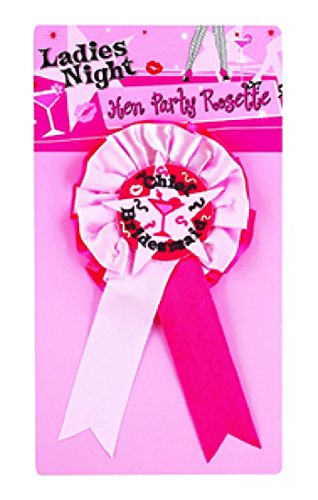 MA ONLINE - Insignia para dama de honor con diseño de roseta para mujer