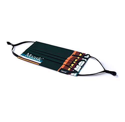 MAASK SHIELD LONDON MASCARILLA HIGIENICA REUTILIZABLE, Adultos unisex, VERDE